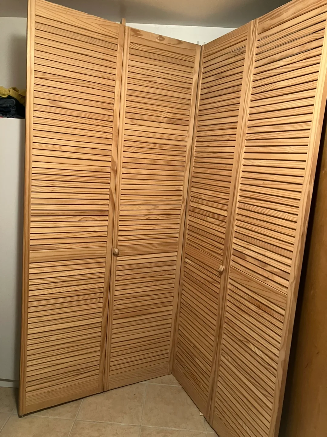 Double French closet doors thumbnail