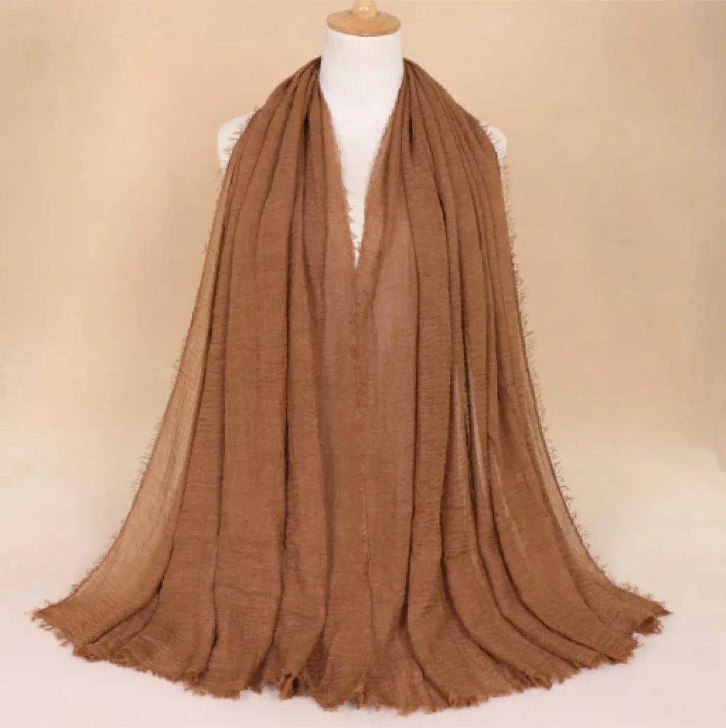 Brown Hijab/Shawl/Scarf thumbnail