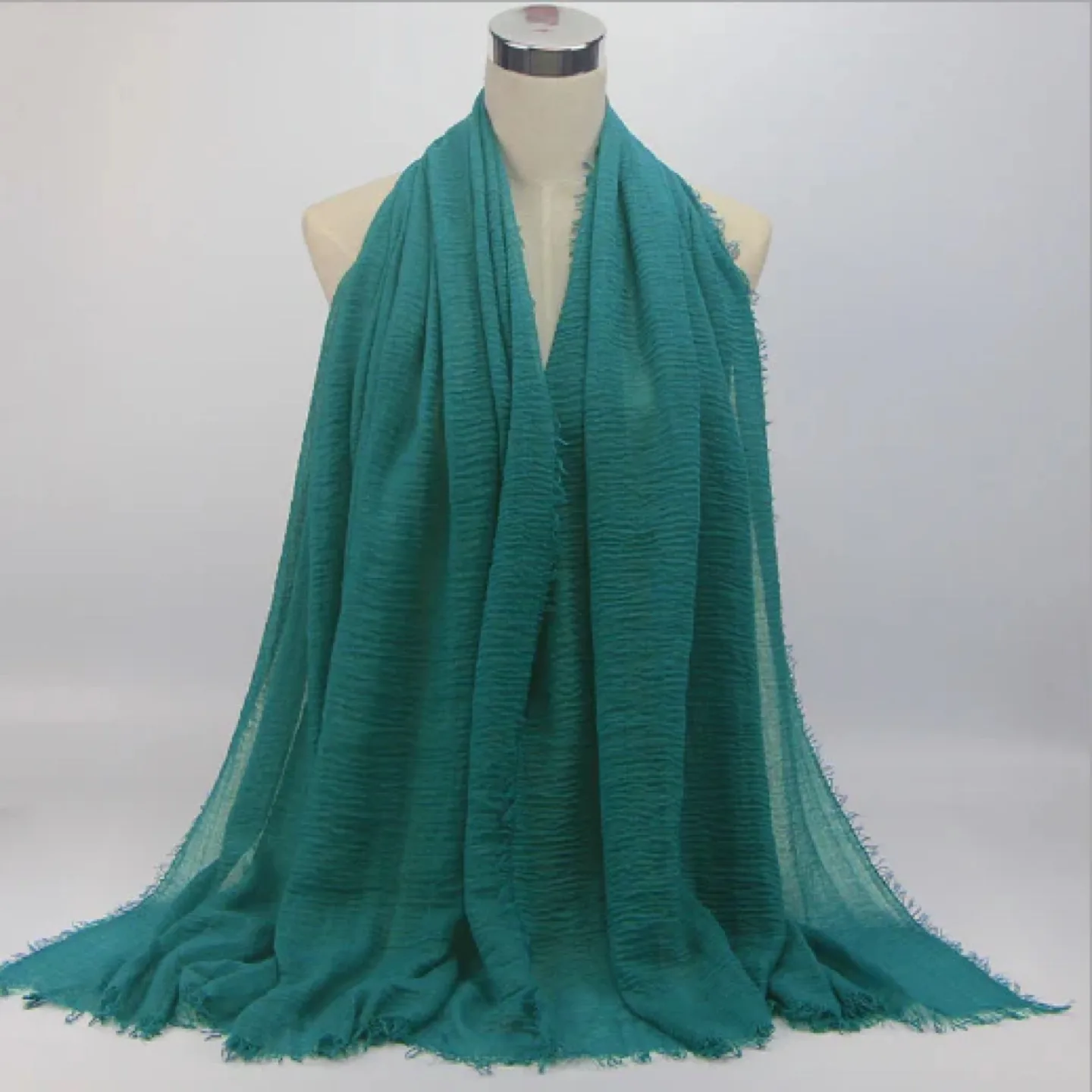 Teal Hijab/Shawl/Scarf thumbnail