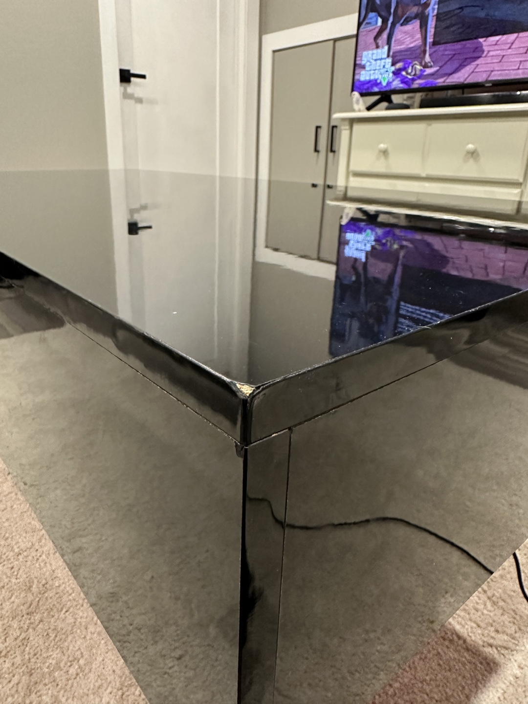 Black Lacquered Coffee Table - photo 3
