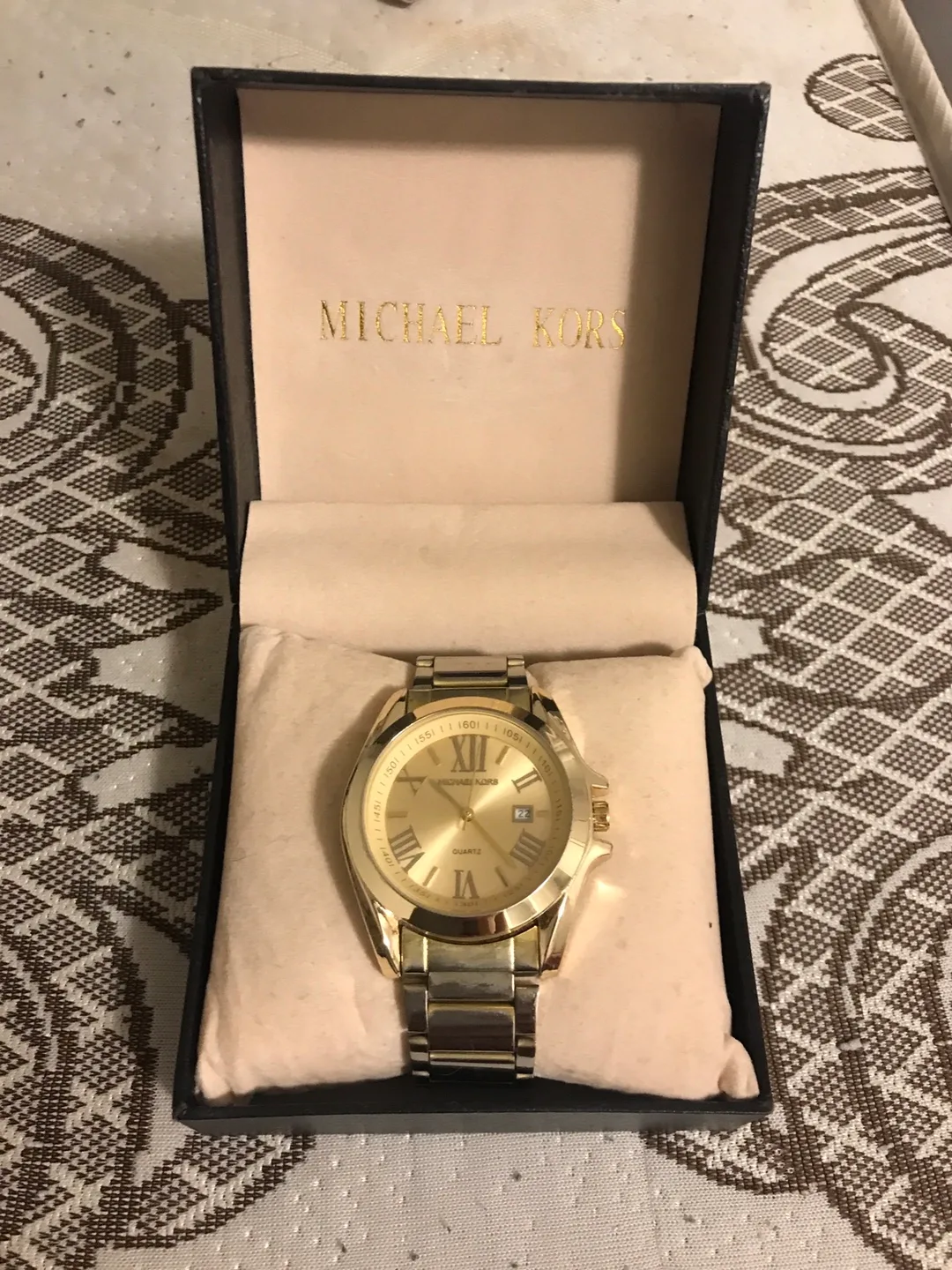 Michael Kors Gold Watch with Box thumbnail