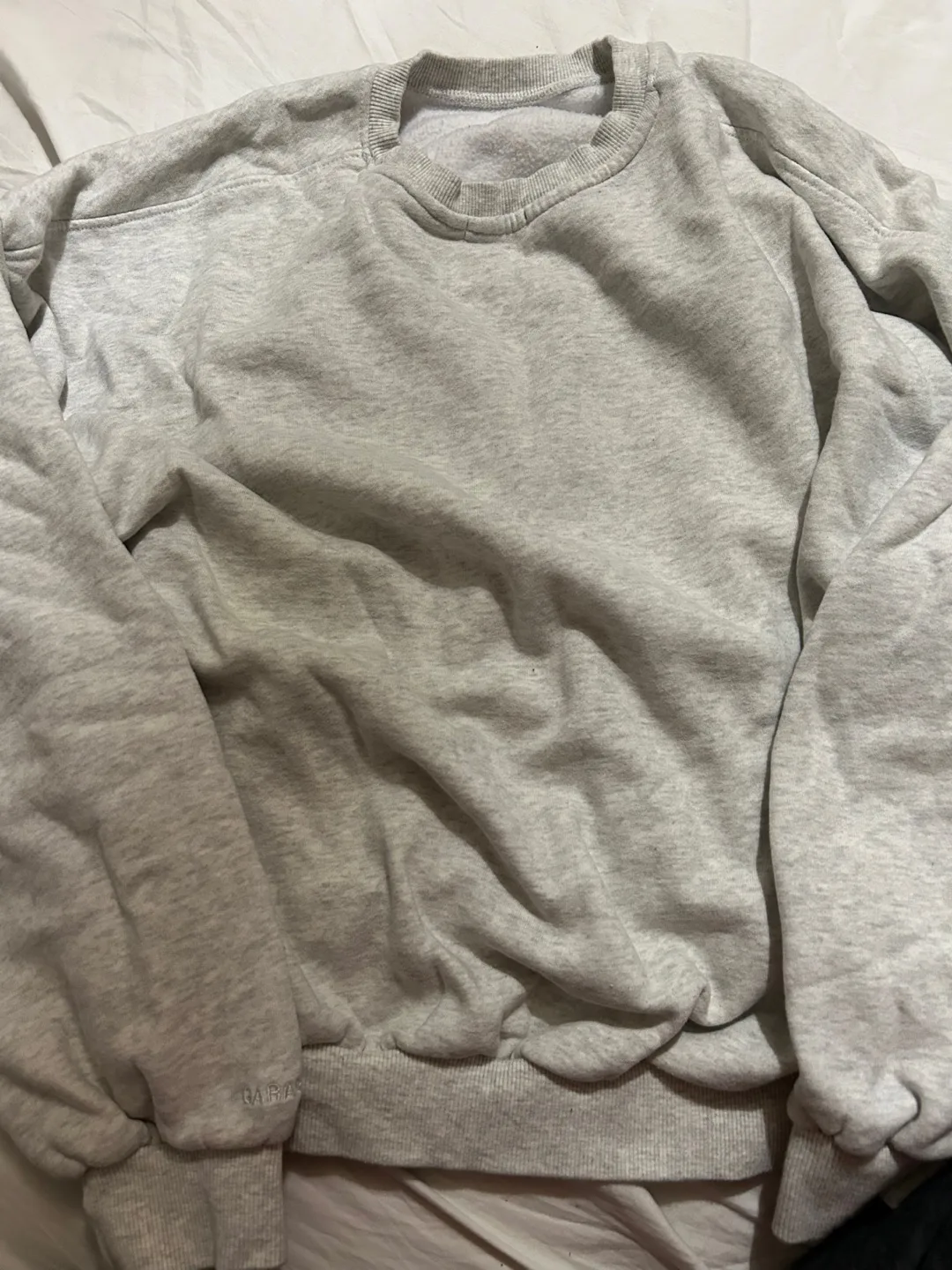 Garage Grey Crewneck Sweatshirt thumbnail