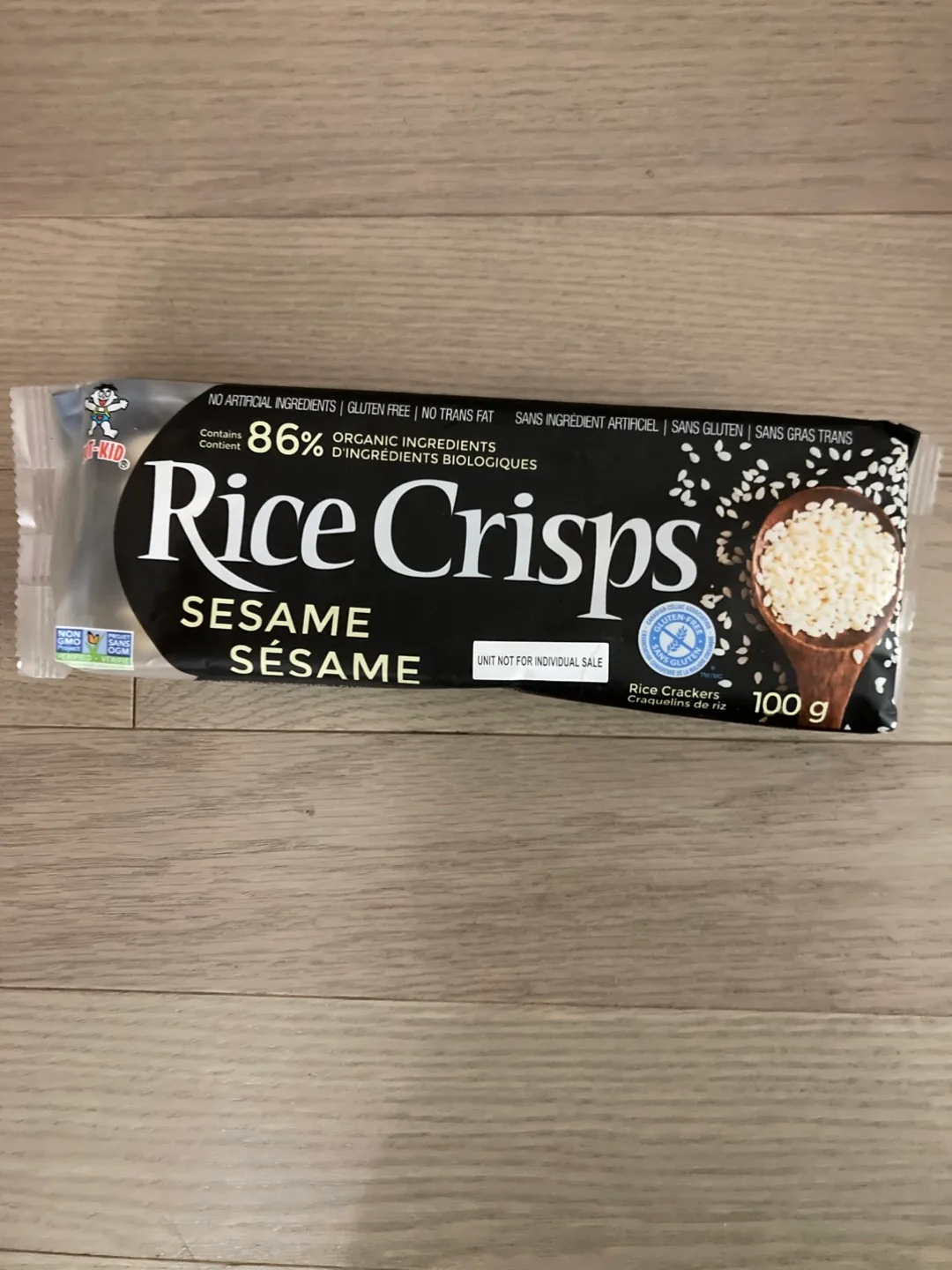 🇨🇦🍁Rice Crisps Sesame 100g thumbnail