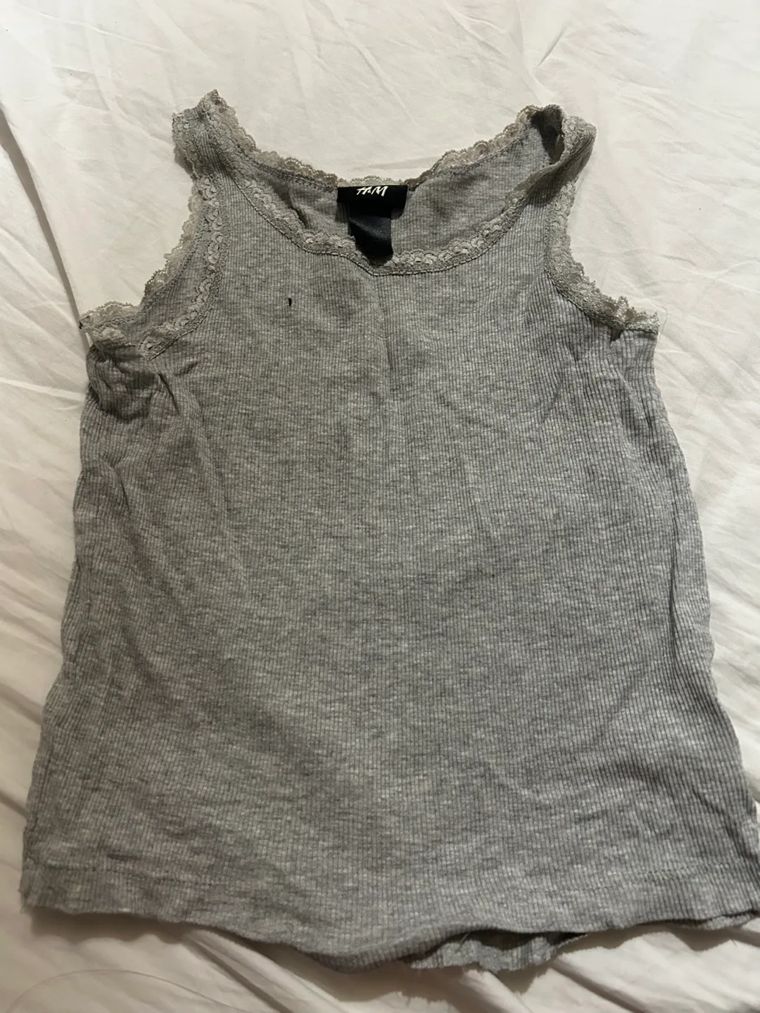H&M Grey Tank Top thumbnail