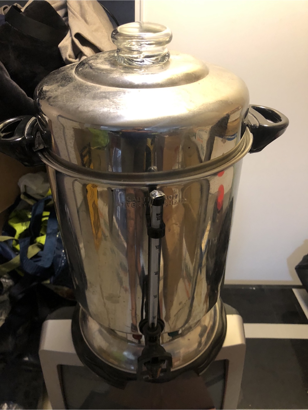 Vintage Stainless Steel Coffee Percolator - photo 2