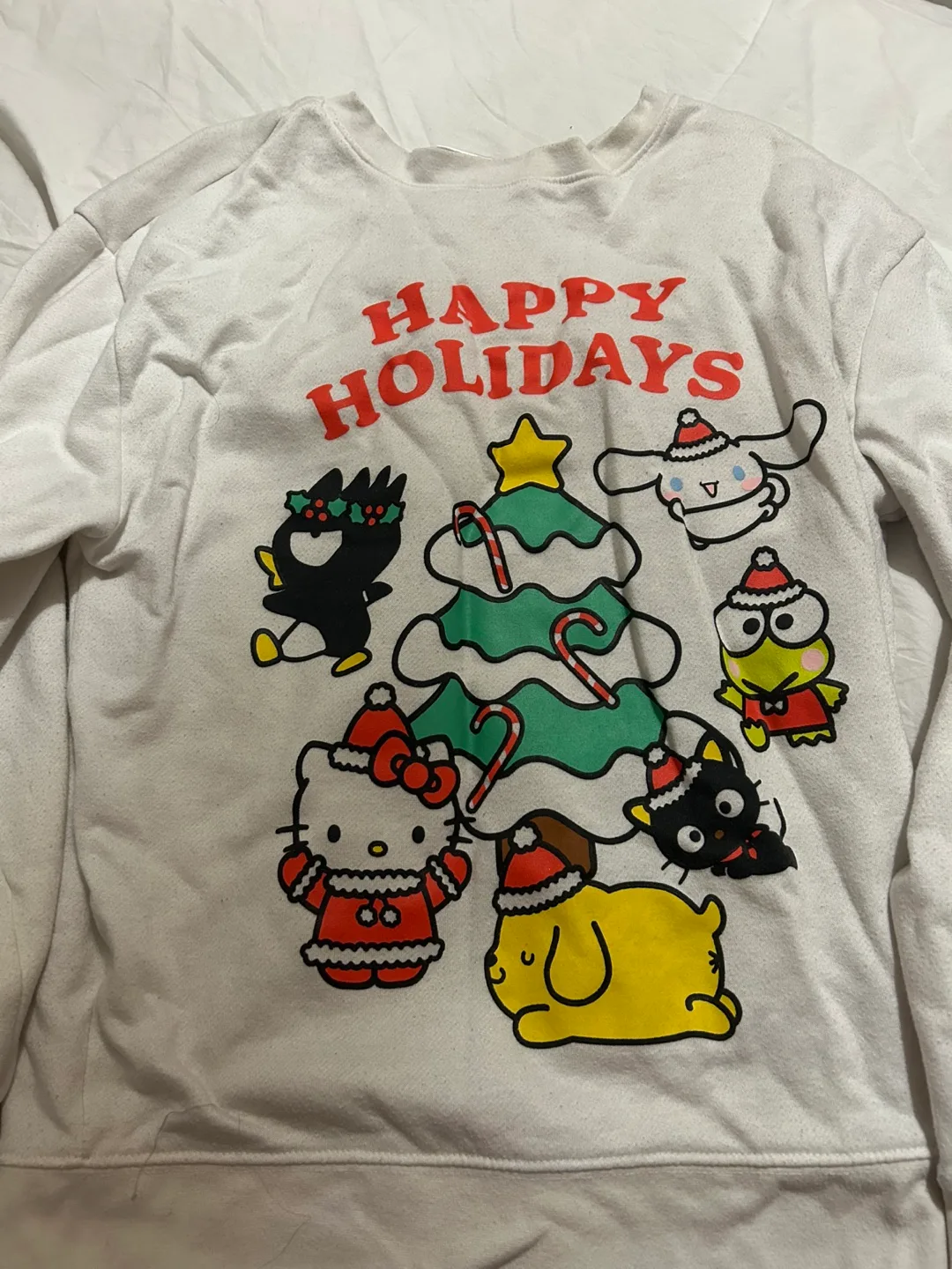 Christmas Hello Kitty Pajama Shirt thumbnail