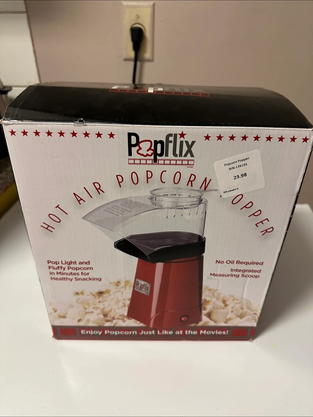 Popflix Hot Air Popcorn Popper thumbnail