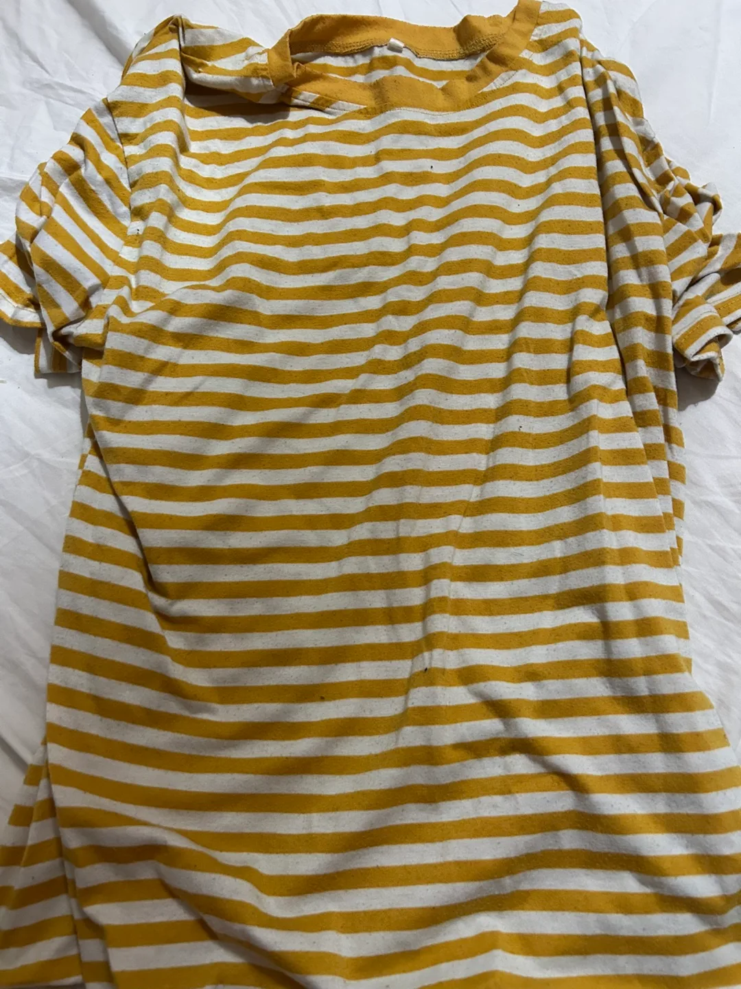 Yellow & White Stripped Shirt thumbnail