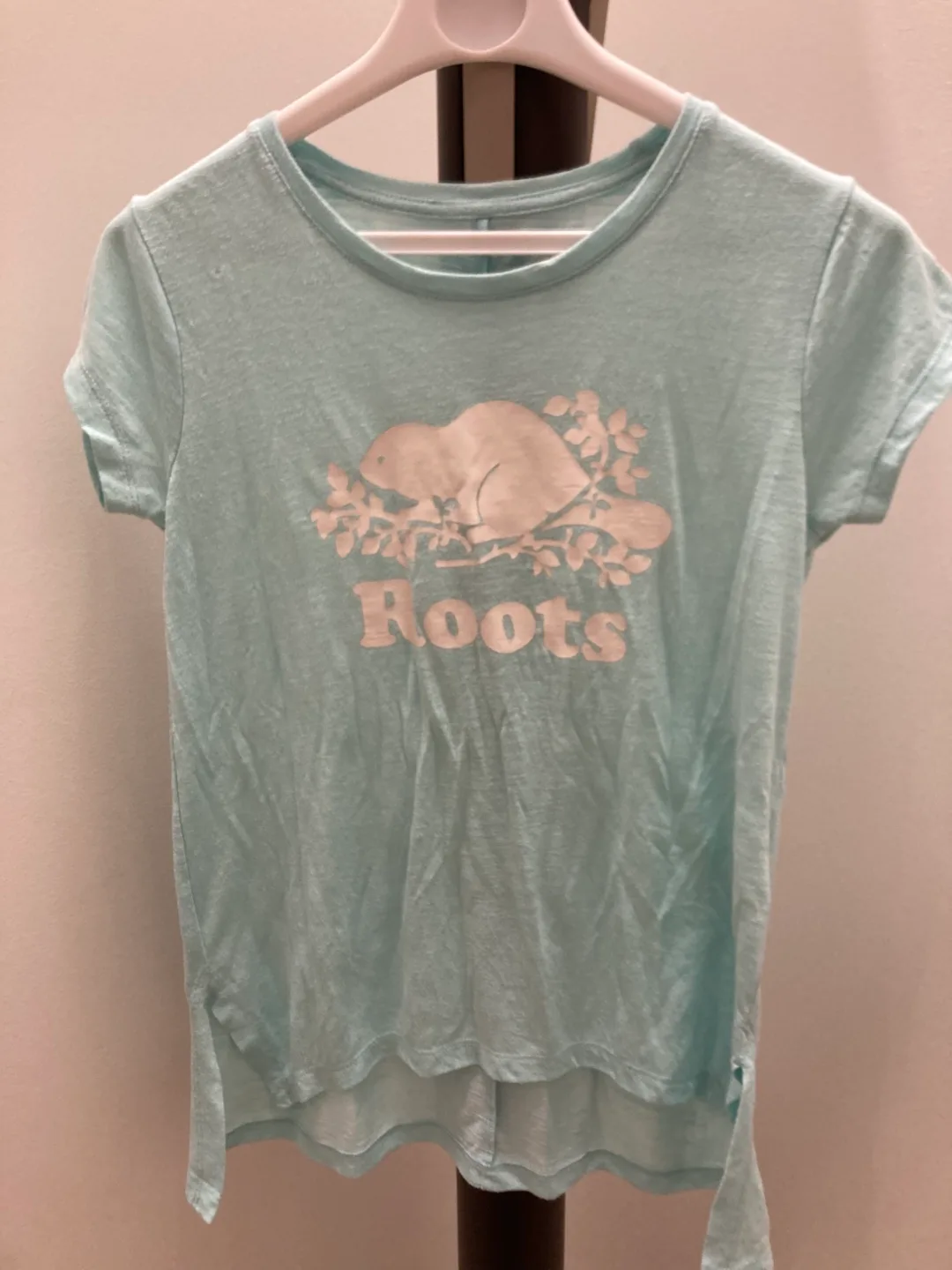 🇨🇦🍁 roots kids flowy T-shirt size 11 to 12 thumbnail