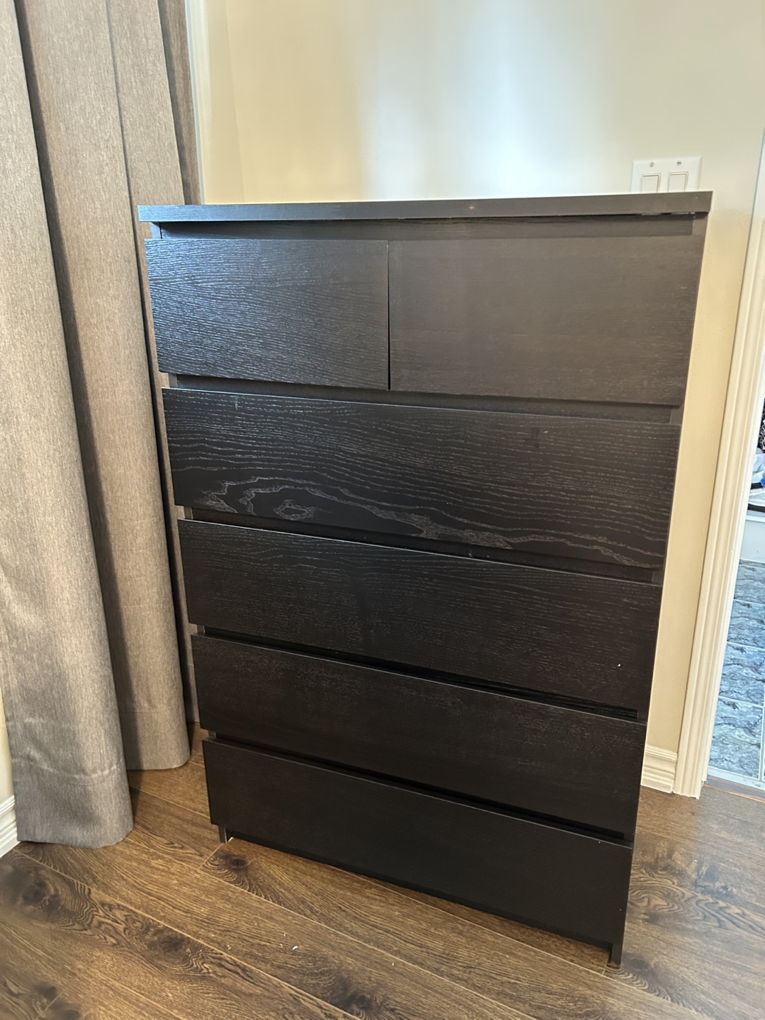 IKEA Hemnes Dresser - Black/Brown