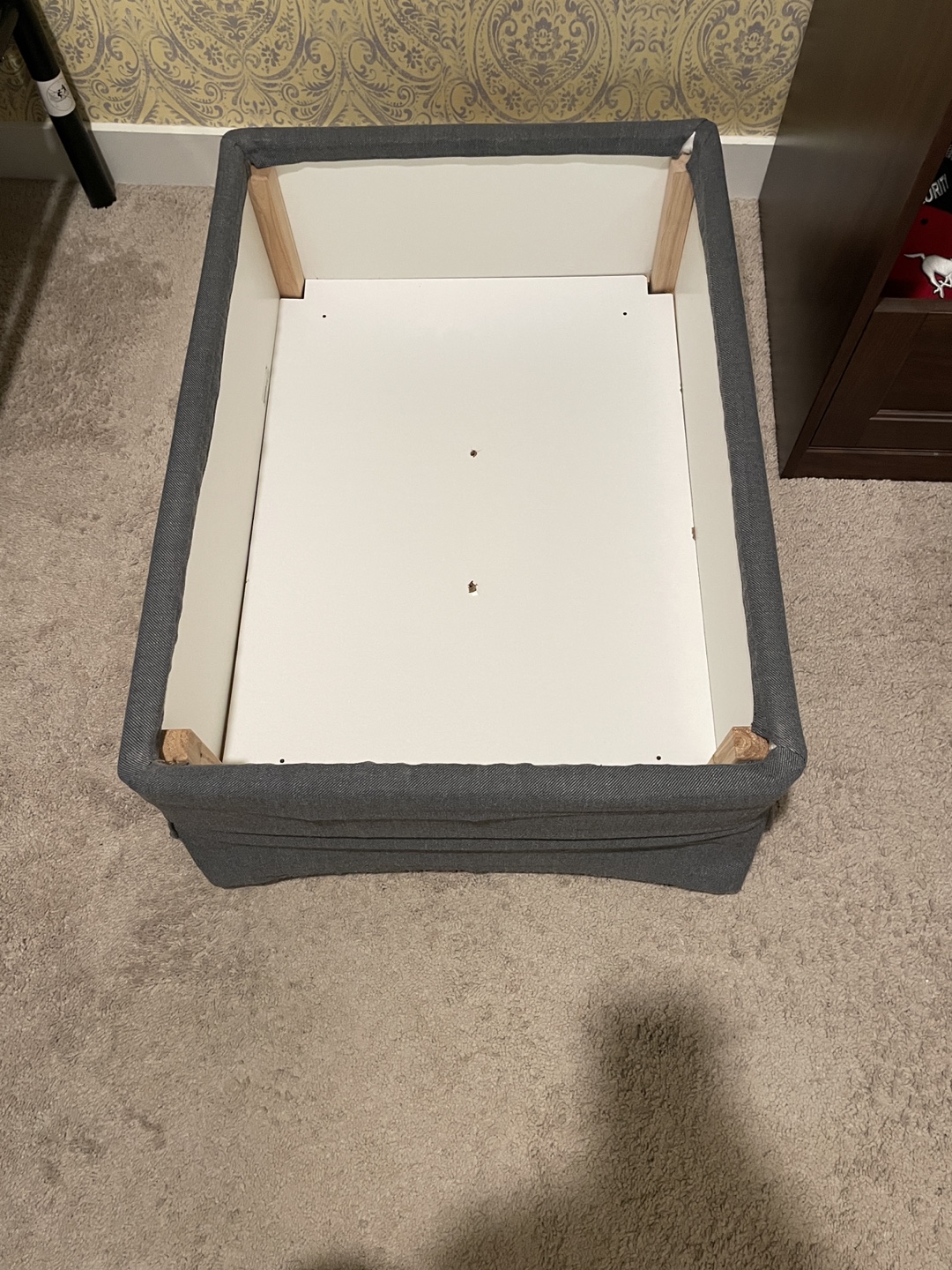IKEA Storage Ottoman - Grey - photo 3