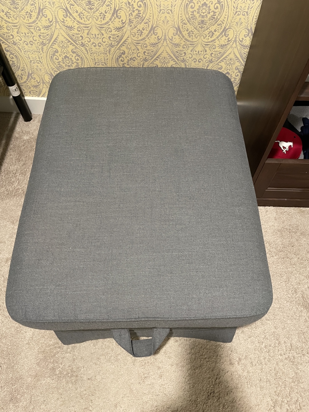 IKEA Storage Ottoman - Grey