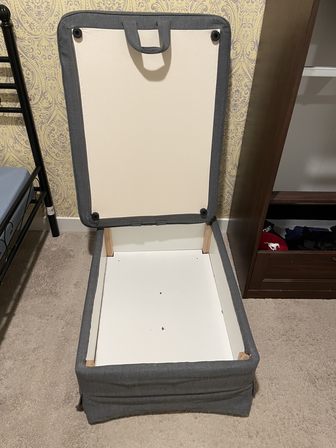 IKEA Storage Ottoman - Grey - photo 4