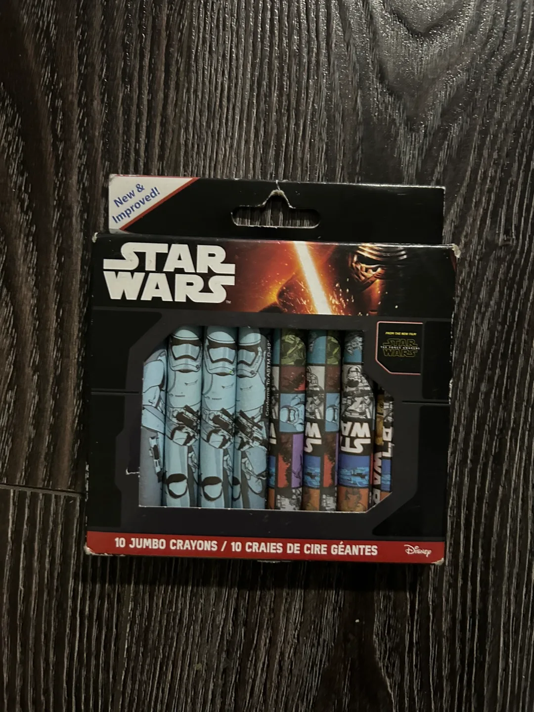 Star Wars jumbo crayons 10 pack thumbnail