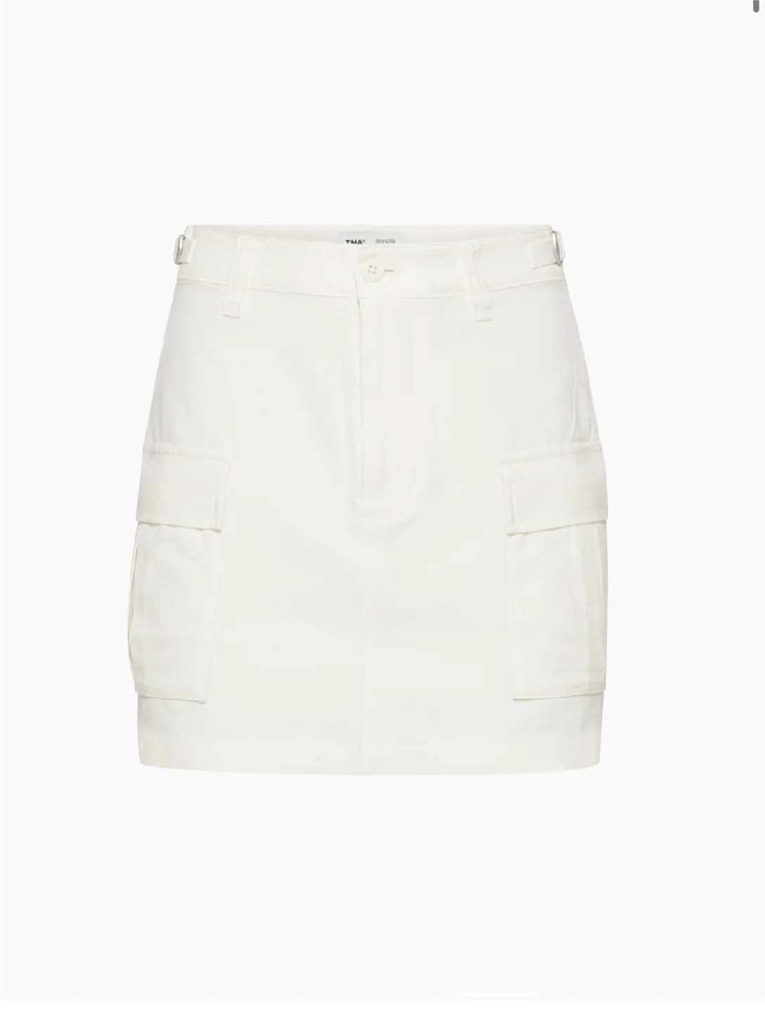 TNA Cream Mini Cargo Skirt - Size 0 thumbnail