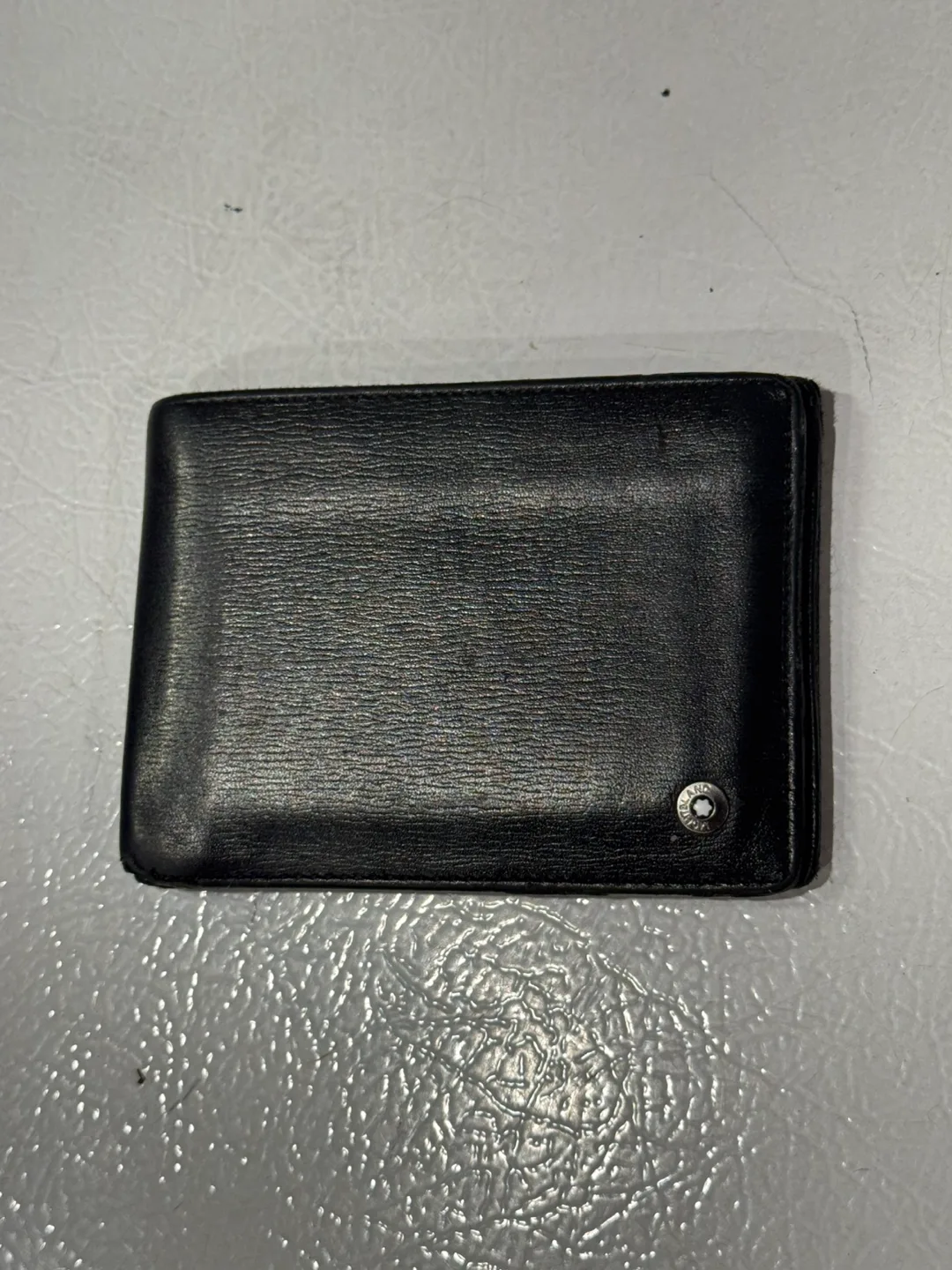 Montblanc Black Leather Wallet thumbnail