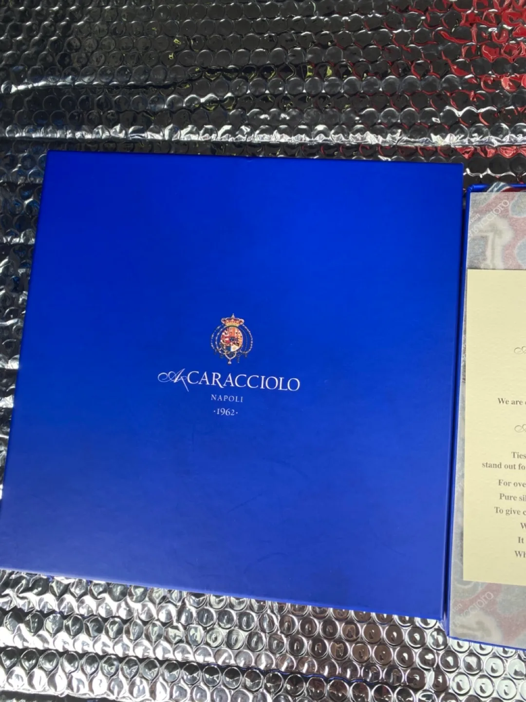 ACARACCIOLO Napoli Cashmere Scarf - New in Box image indicator(4)