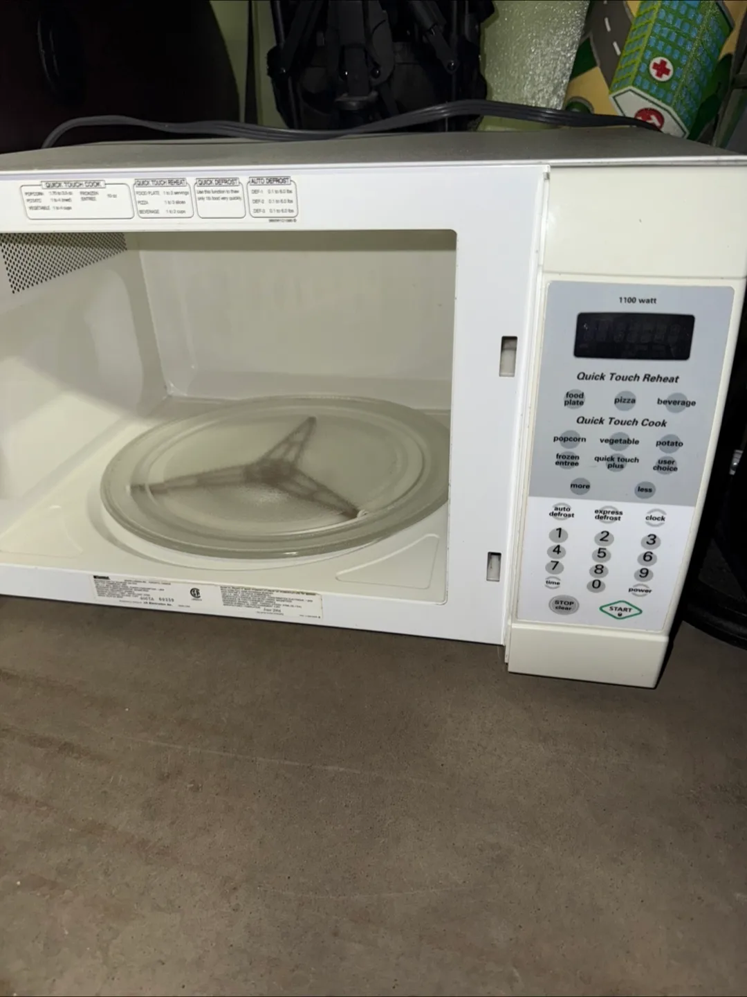 Kenmore Microwave image indicator(8)