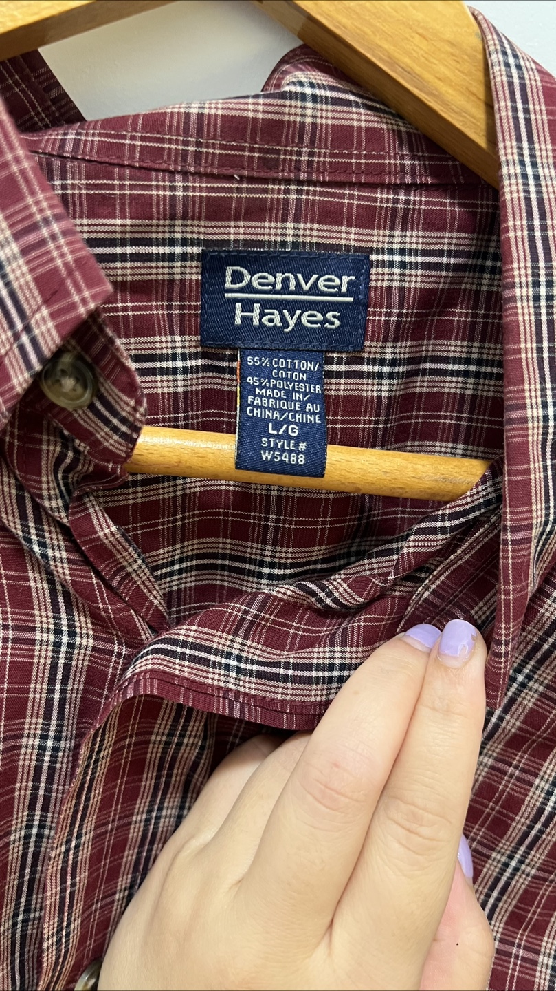 Denver Hayes L/G Plaid Button-Up Shirt - photo 2
