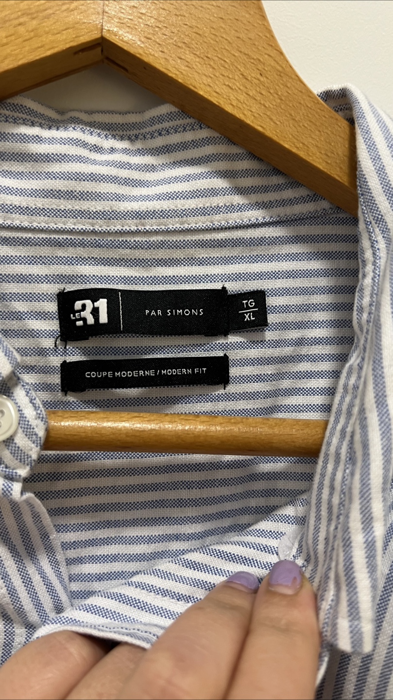 Le 31 Striped Shirt - XL - photo 3