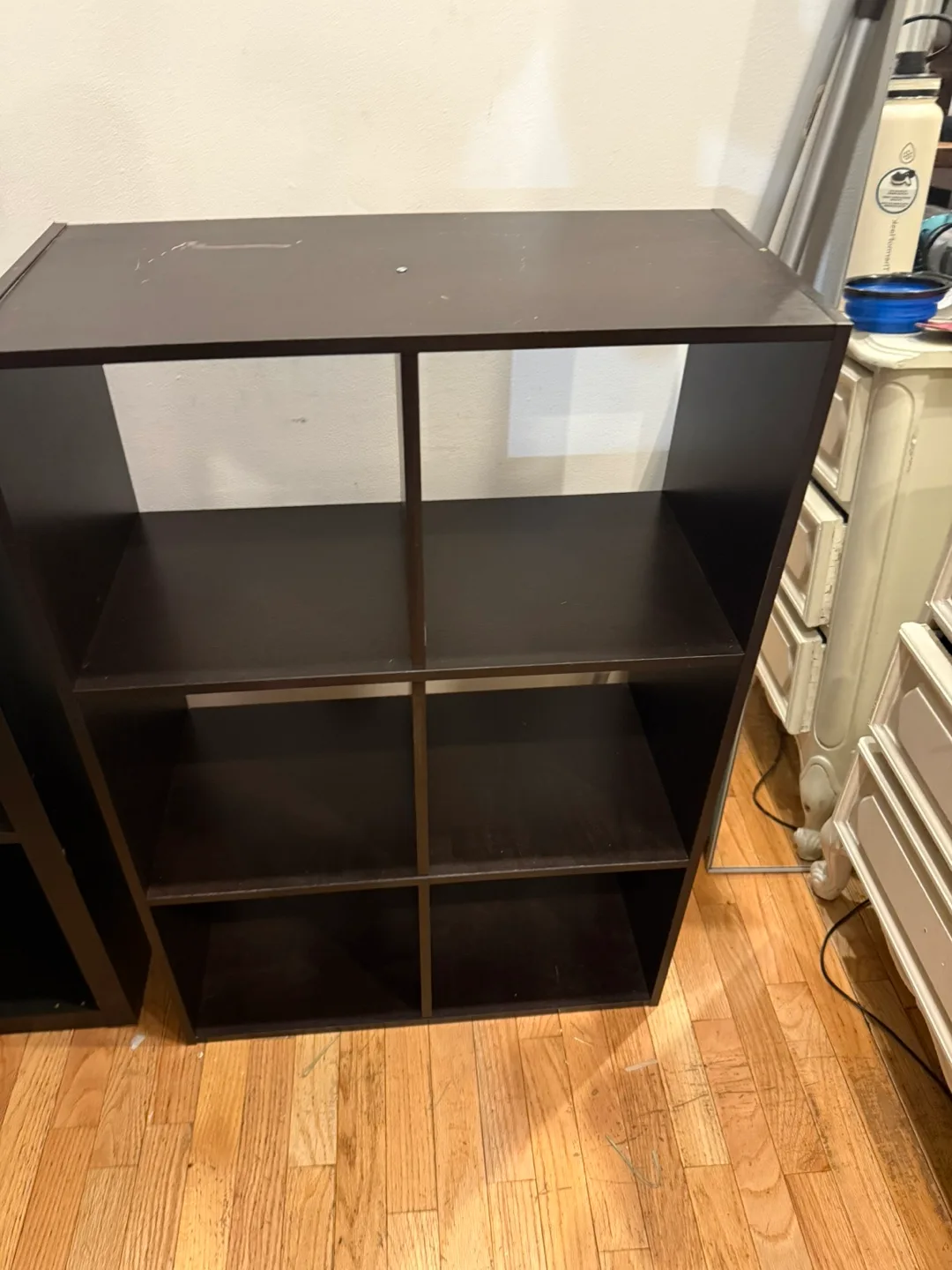 Dark Brown 6-Cube Storage Shelf thumbnail