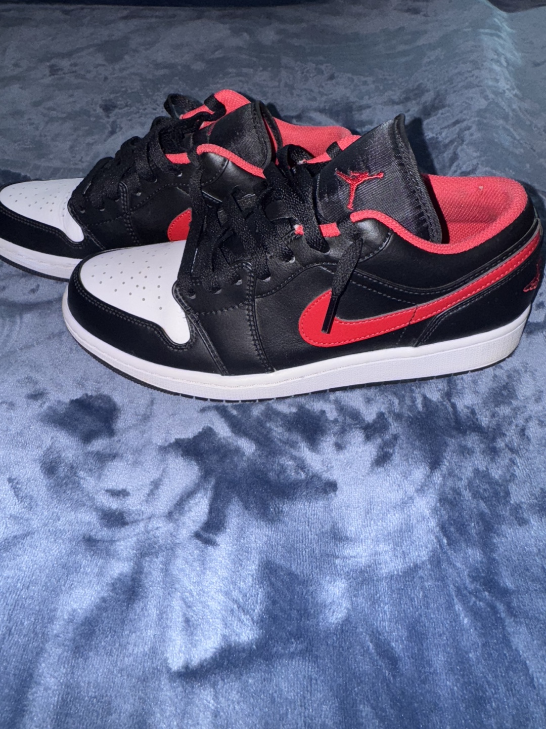 Air Jordan 1 Low red and black 9.5 - photo 4