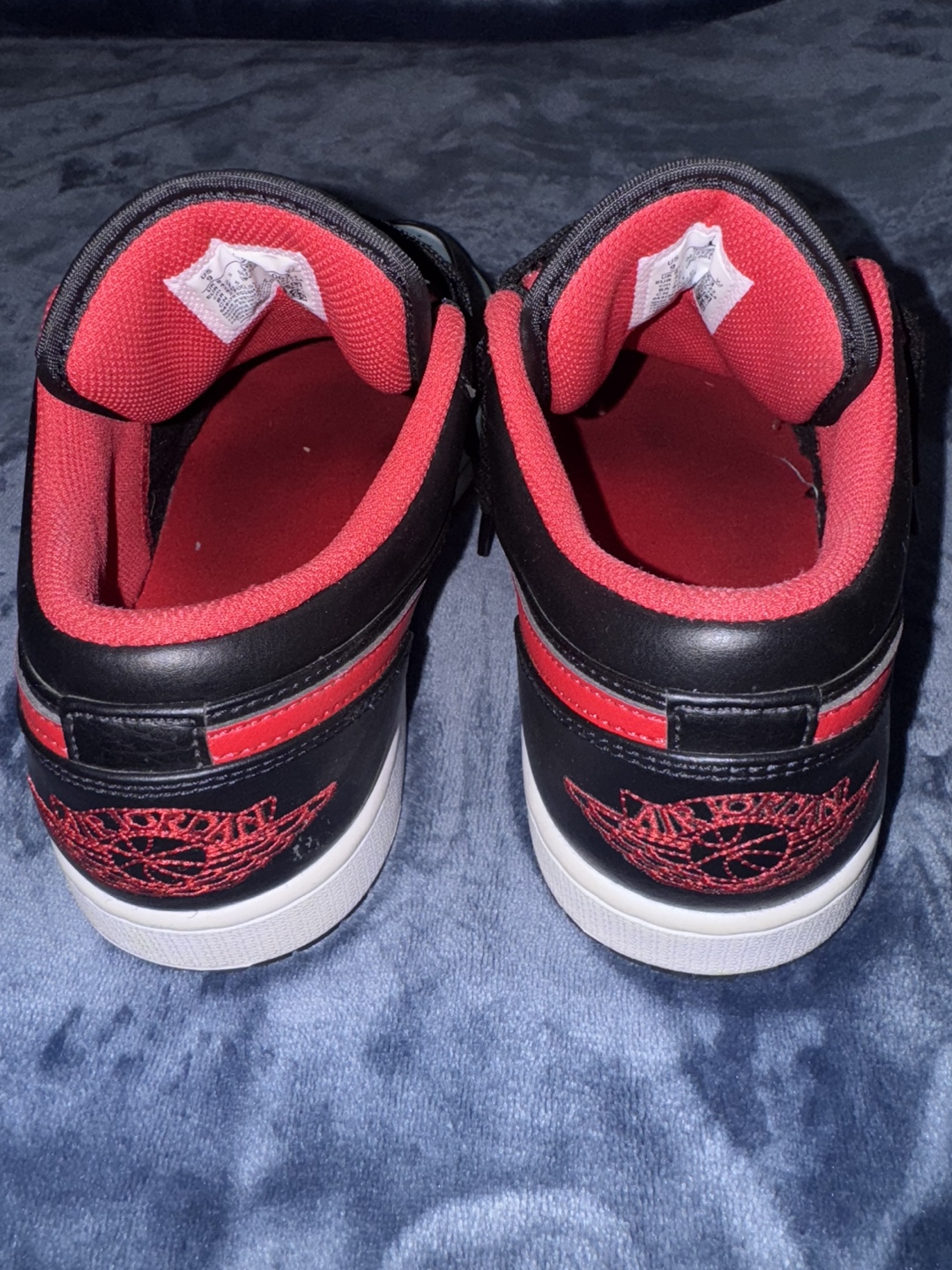 Air Jordan 1 Low red and black 9.5 - photo 2