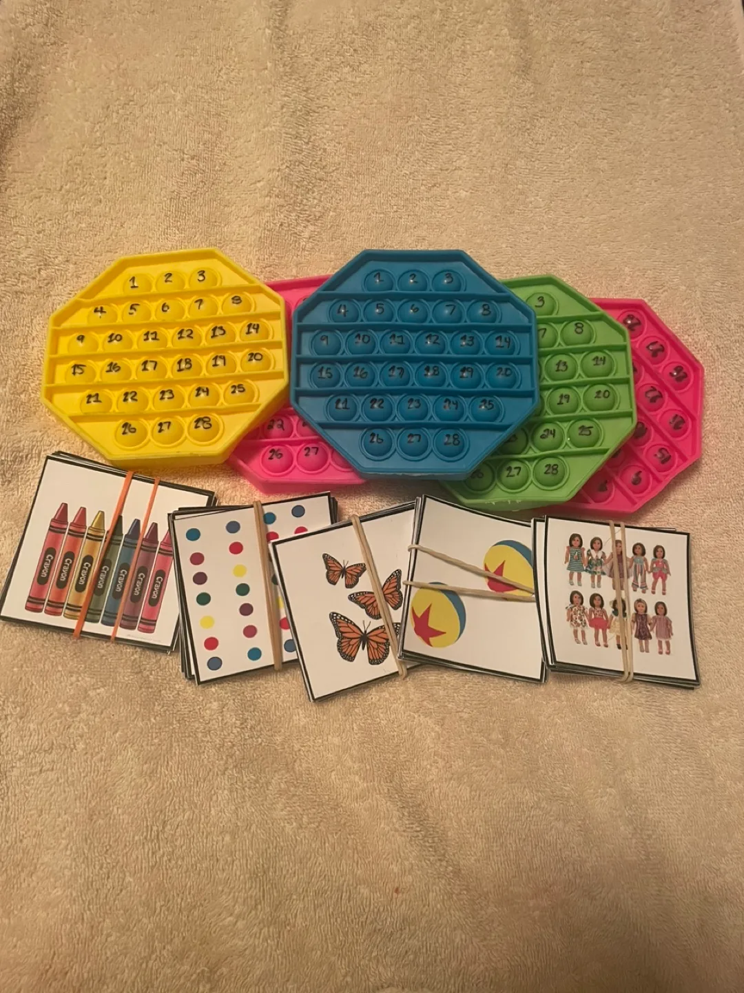 Number Recognition Pop Its Games thumbnail