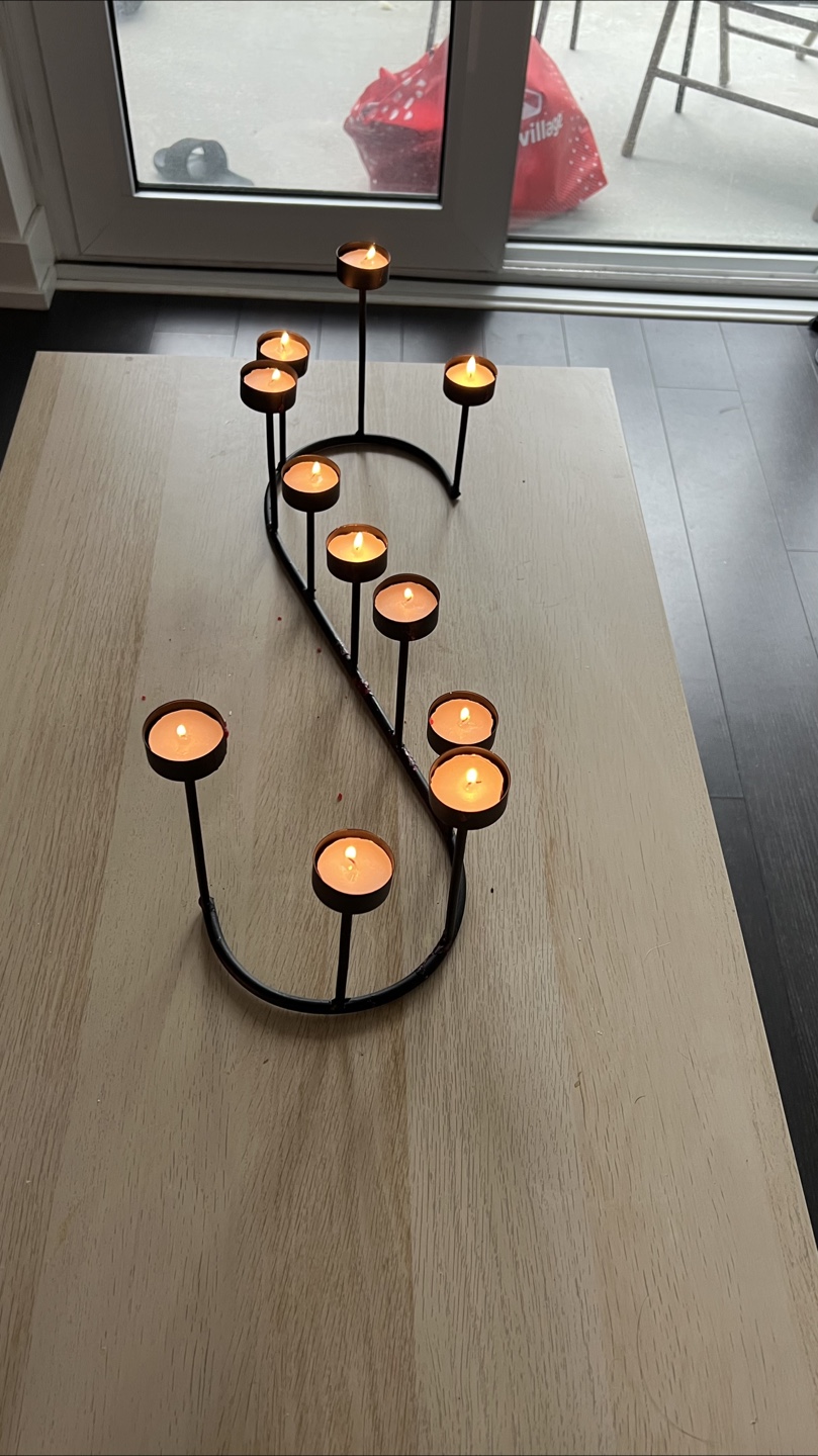 Metal Candle Holder