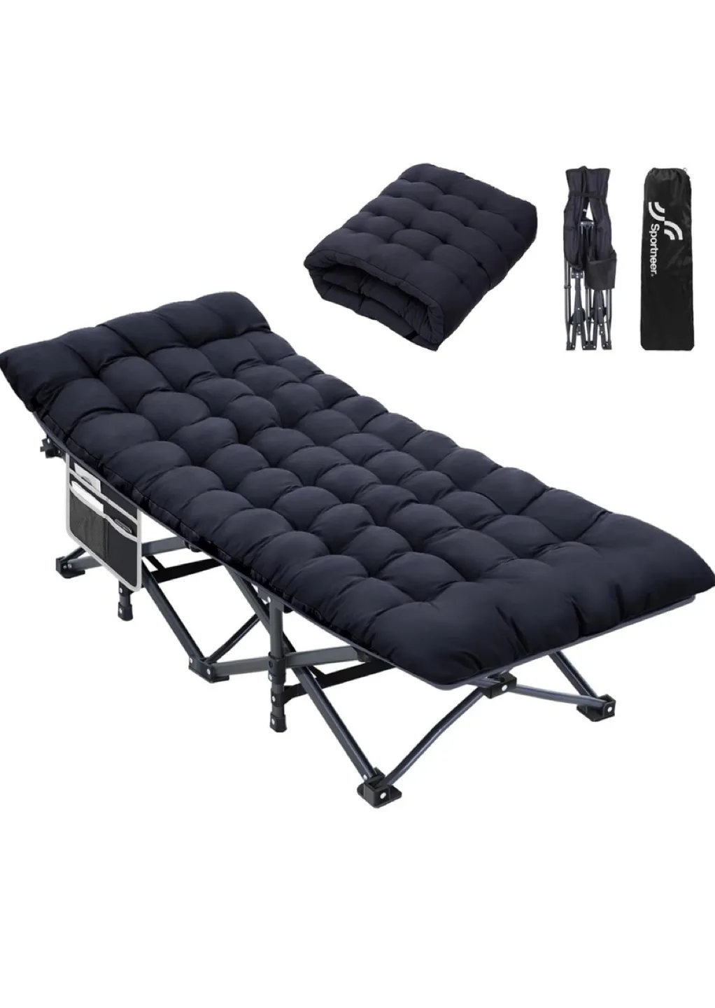 Sportneer Folding Camping Cot with Mattress image indicator(2)