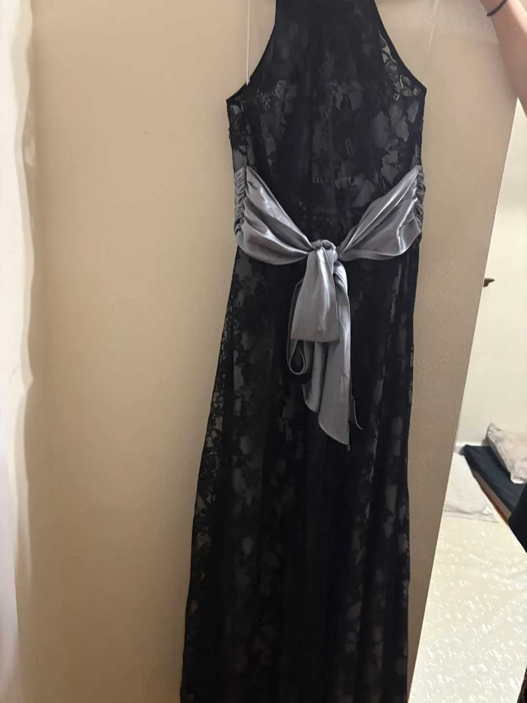 Black Lace Formal Dress thumbnail