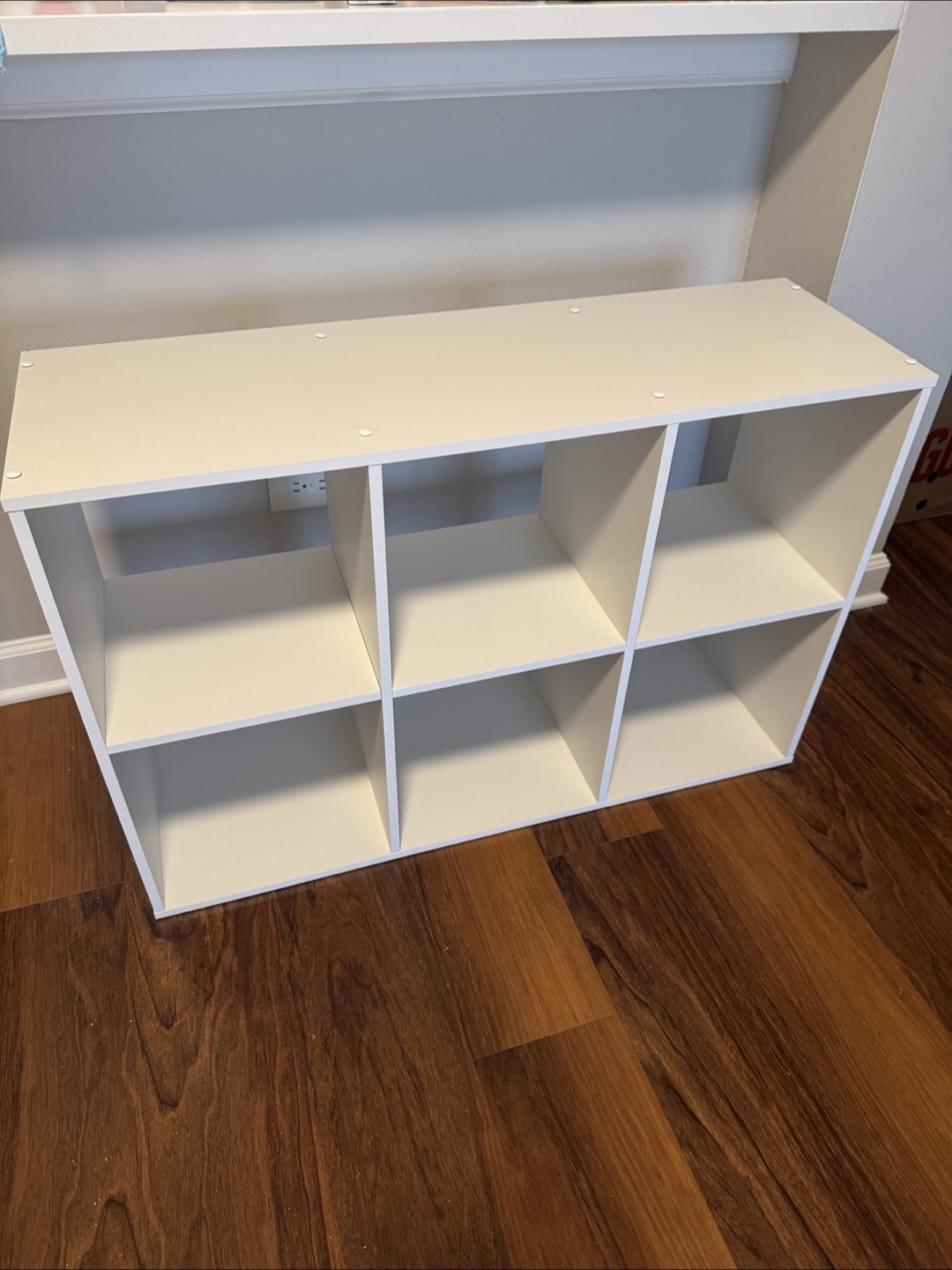 White 6-Cube Storage Organizer
