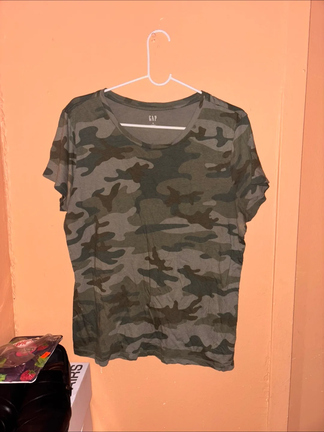 #Freecycle- GAP Camo Print Tee thumbnail