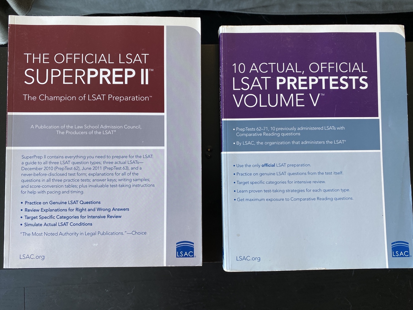 LSAT SuperPrep II & 10 Actual Official PrepTests Vol V