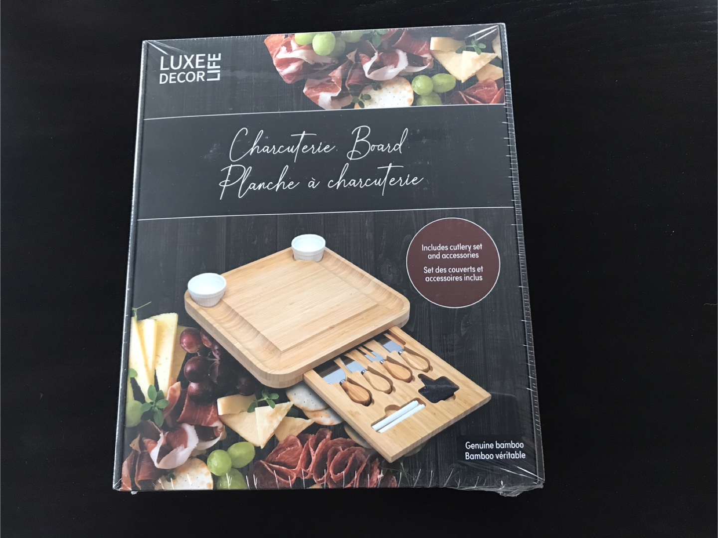 Charcuterie Board - Luxe Decor New in Box!