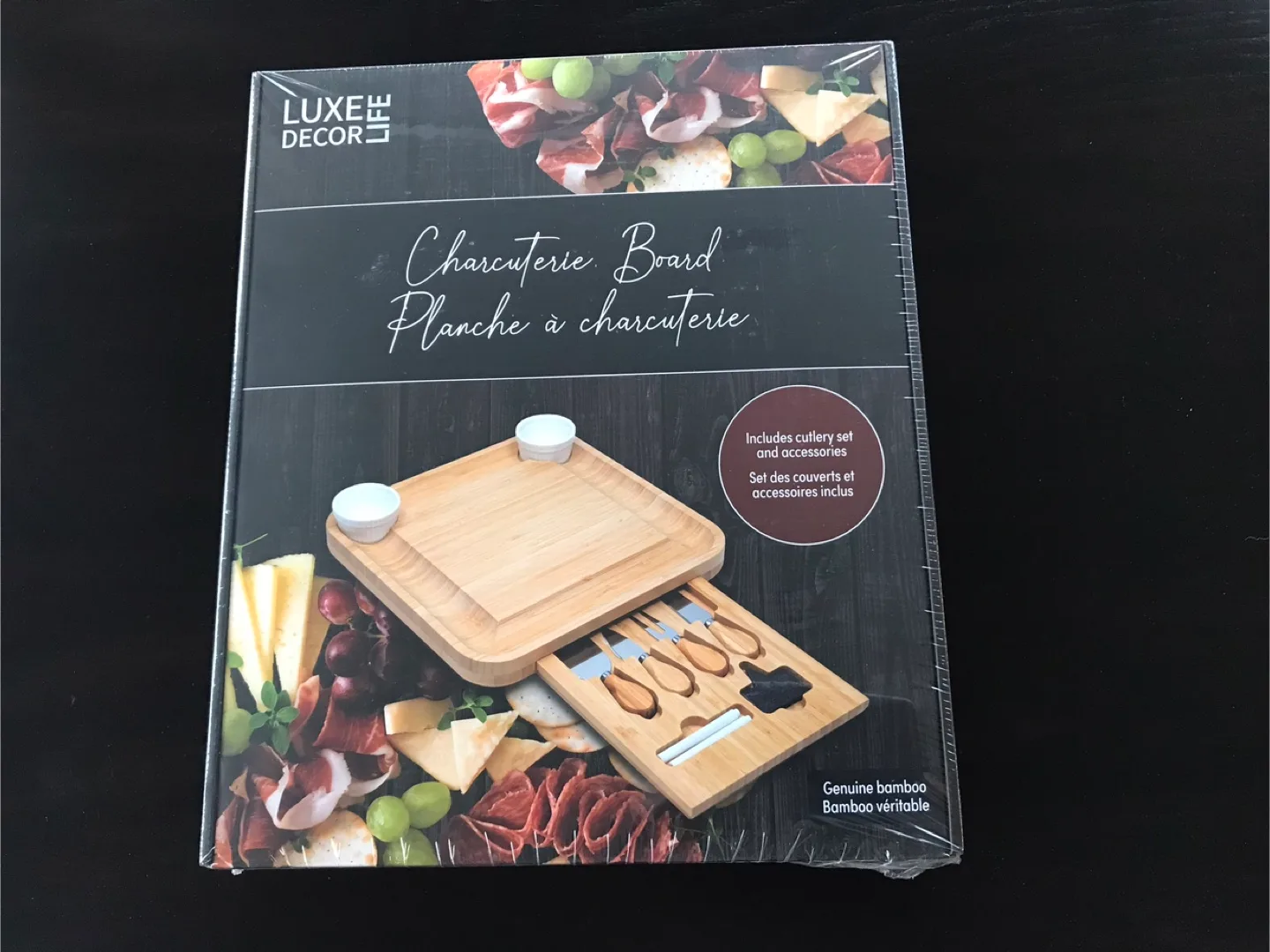 Luxe Decor Charcuterie Board - New in Box! thumbnail