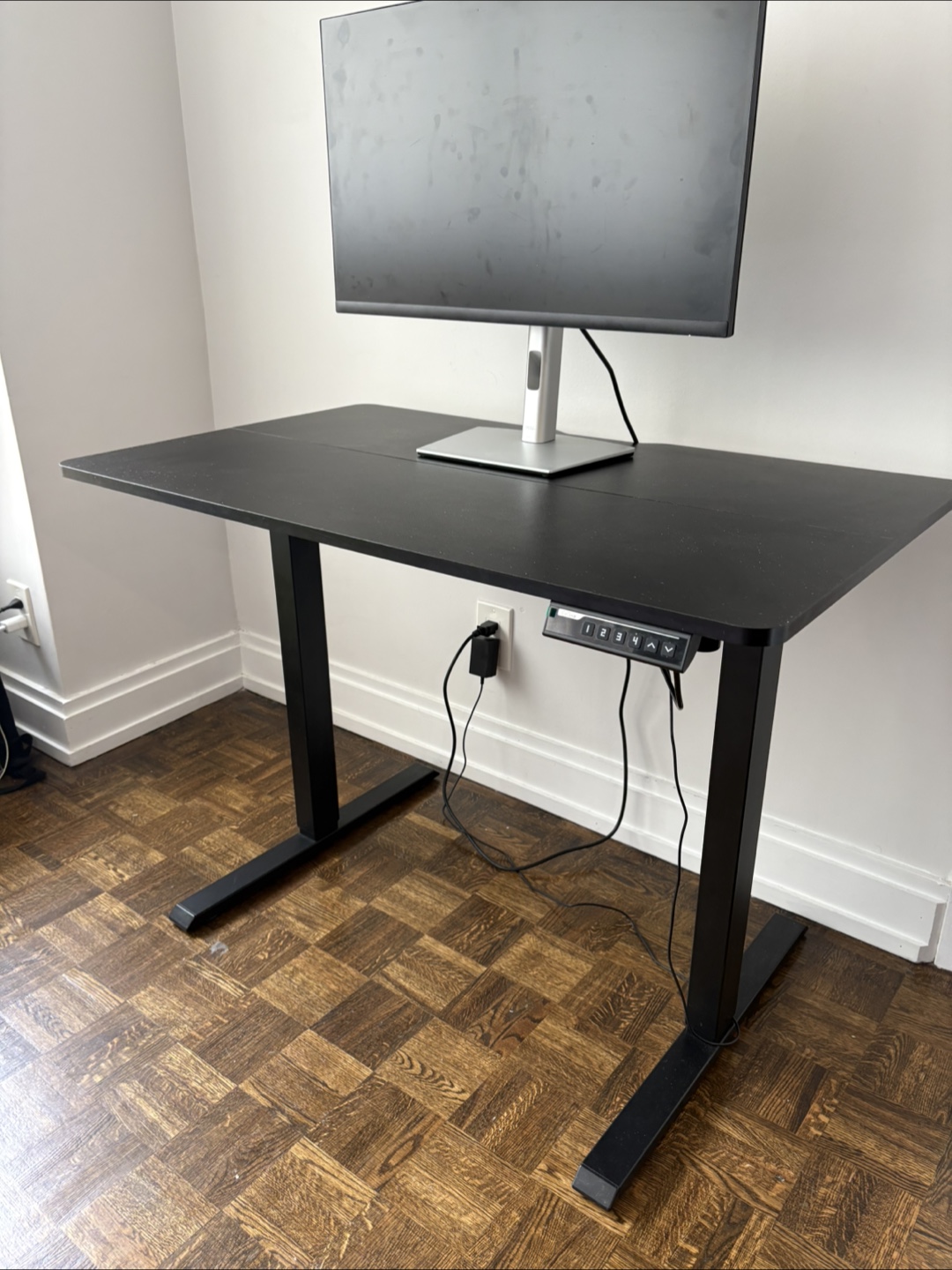 Black Electric Standing Desk