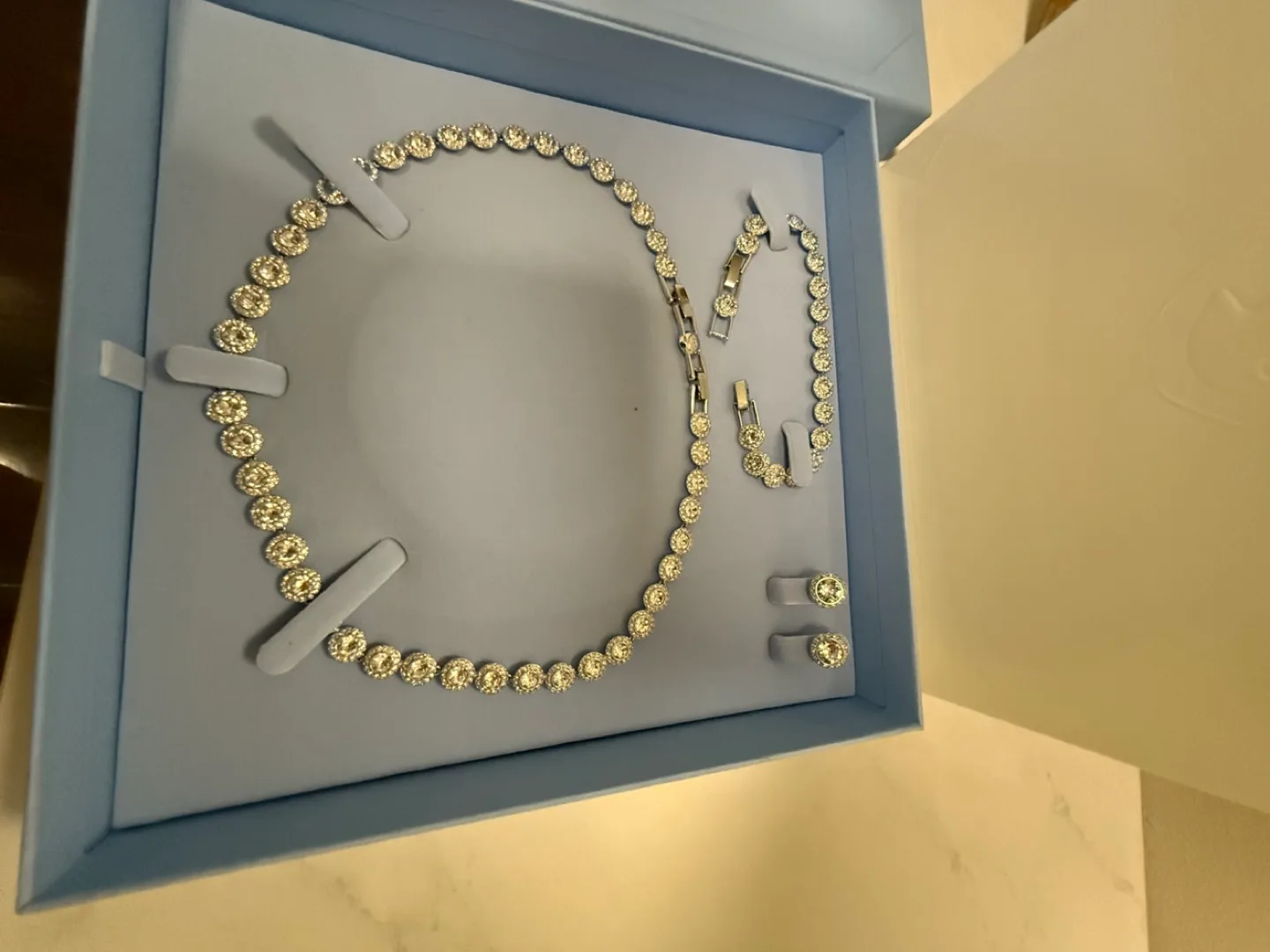 Swarovski Tennis Set - Necklace, Bracelet & Earrings image indicator(4)