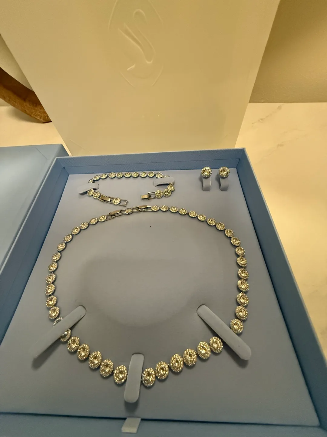 Swarovski Tennis Set - Necklace, Bracelet & Earrings image indicator(2)