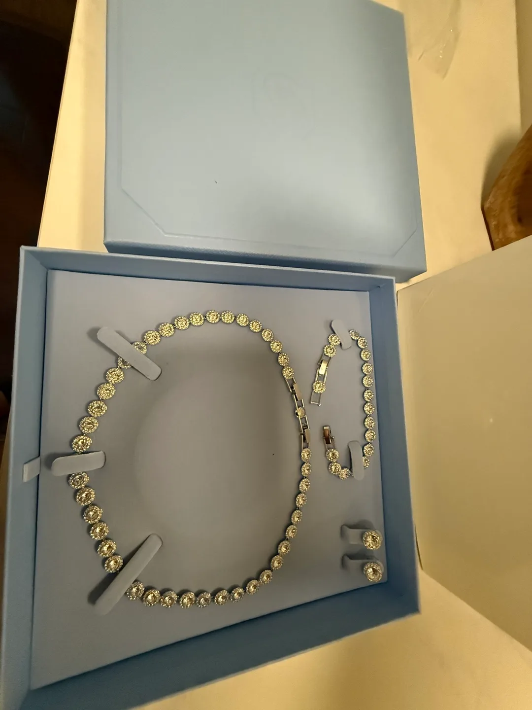 Swarovski Tennis Set - Necklace, Bracelet & Earrings image indicator(5)
