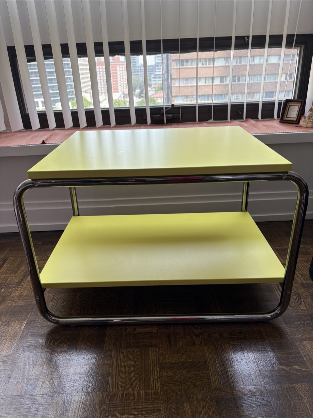Yellow Shelf Table - photo 2