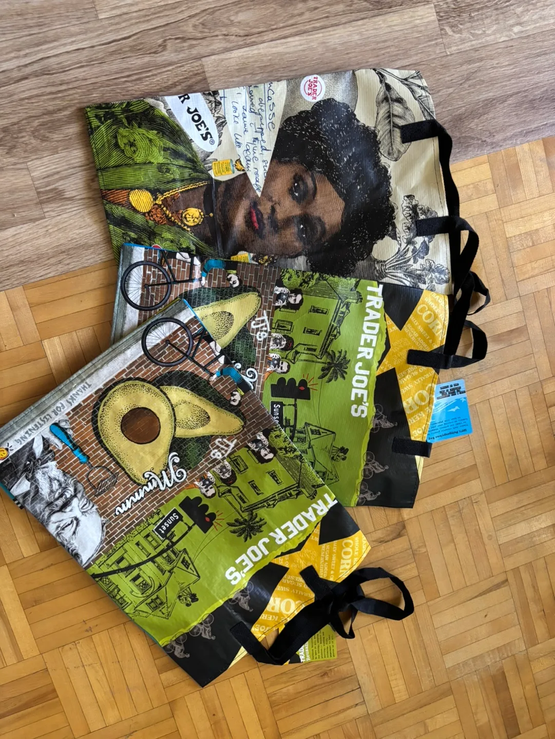 Trader Joe's Reusable Shopping Bags 5cad ea thumbnail