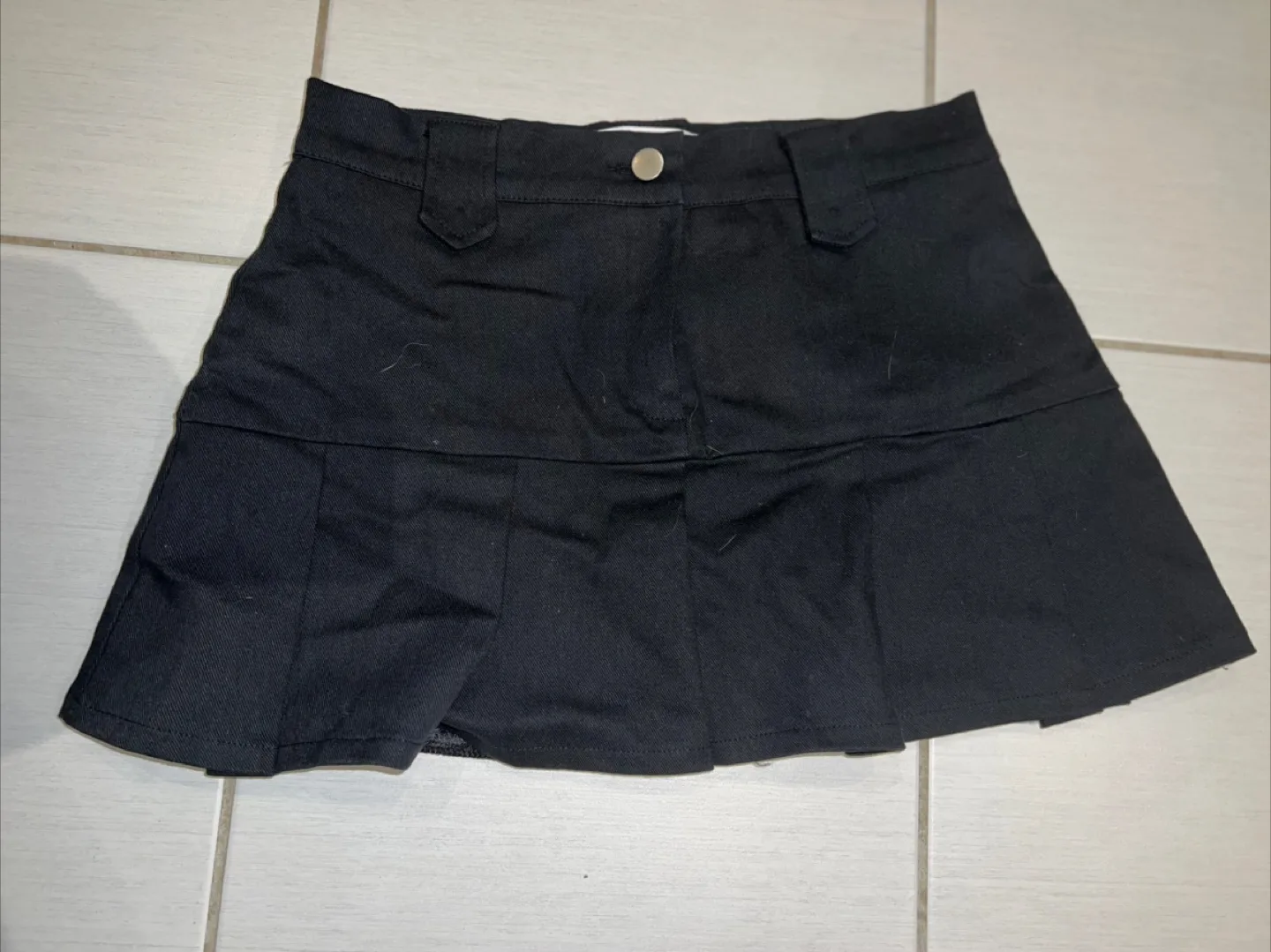 Oak + Fort Black Mini Skirt - Size M image indicator(2)
