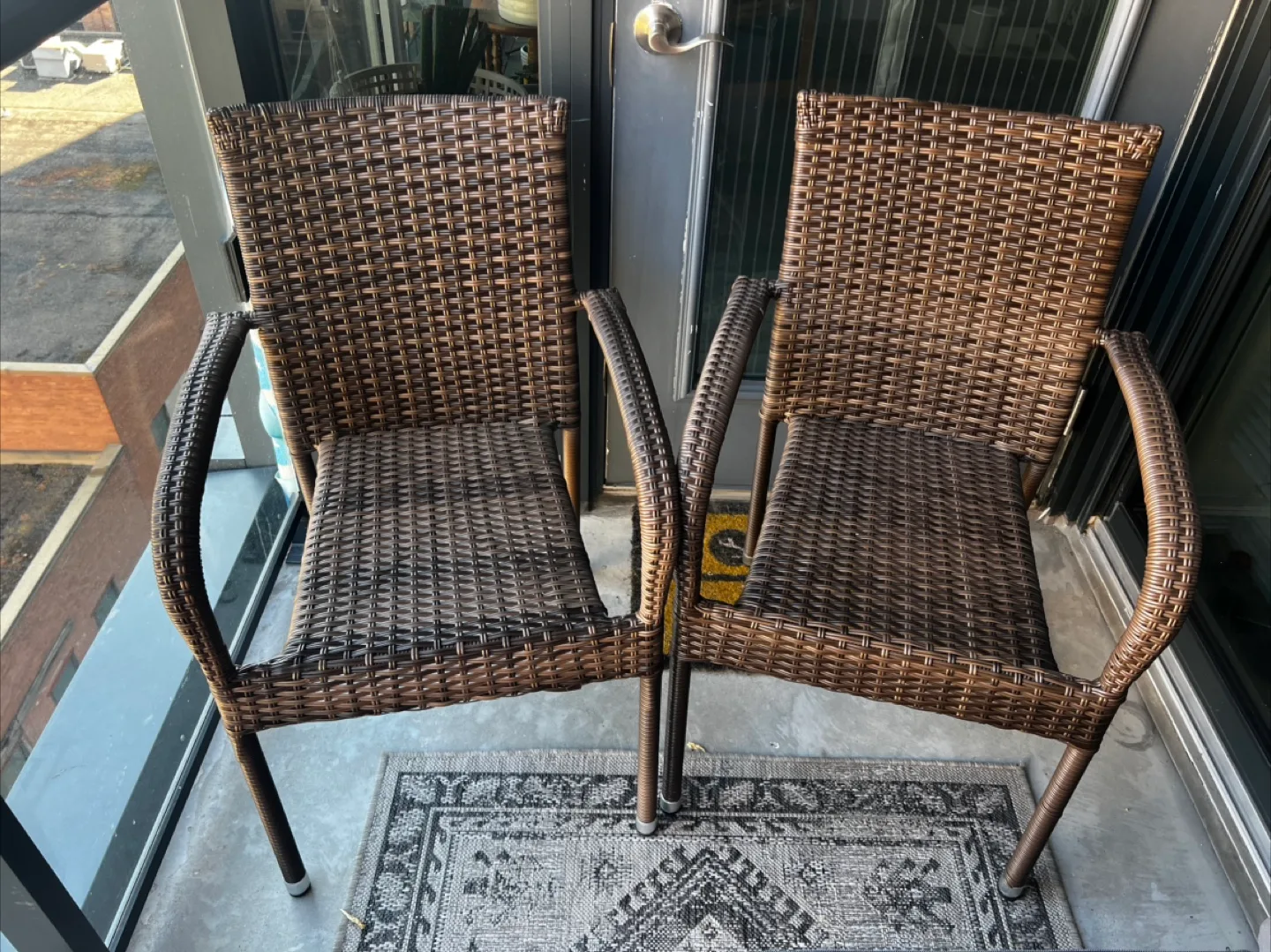 Wicker Patio Chairs - $50 for Set of 2 thumbnail