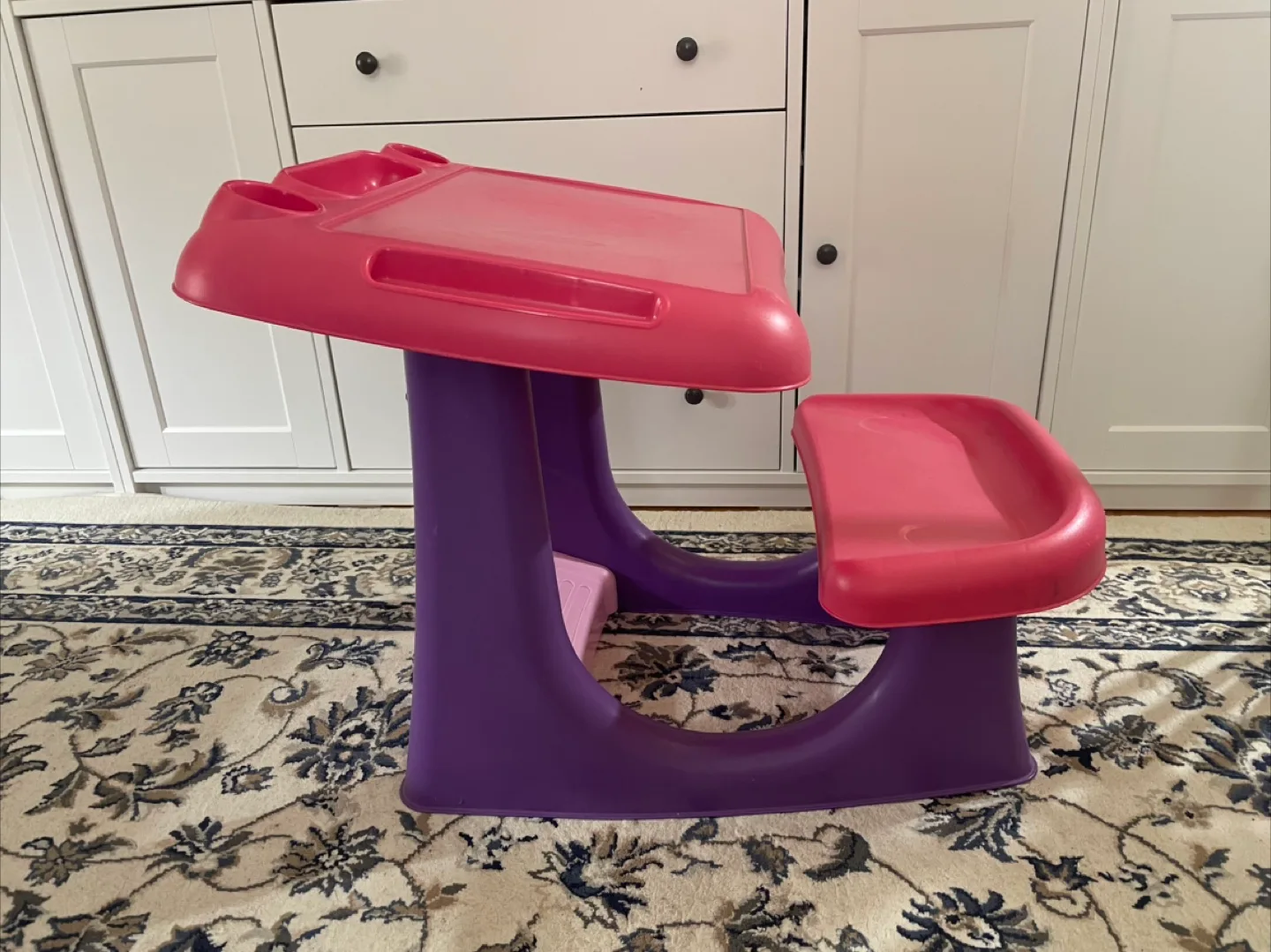 🖍️Moving ✍️Kids Pink & Purple Desk and Chair Set 🍁🇨🇦 image indicator(2)