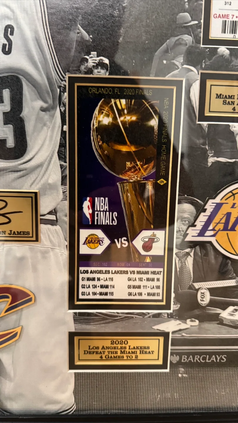 LeBron James Framed Memorabilia image indicator(5)