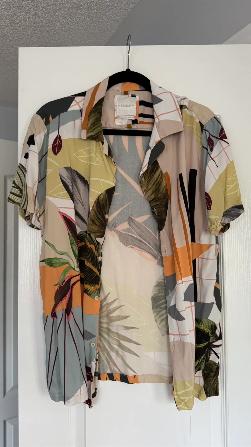Denim & Flower Ricky Singh Button-Down Shirt - Large thumbnail