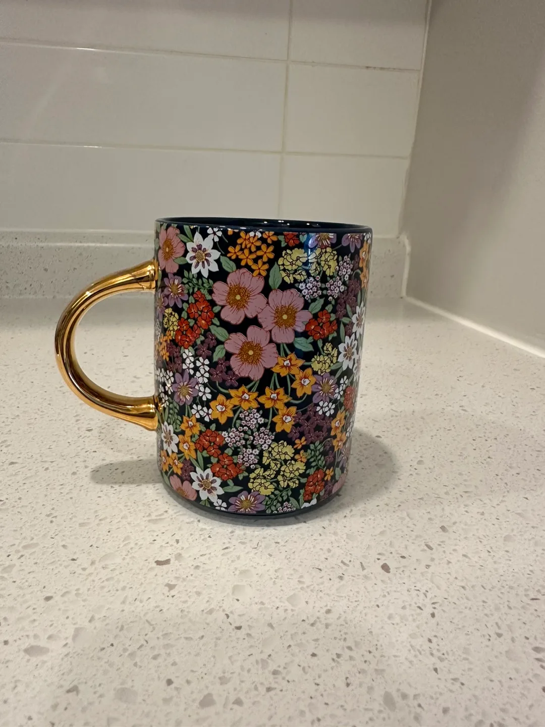 Indigo Floral Mug thumbnail