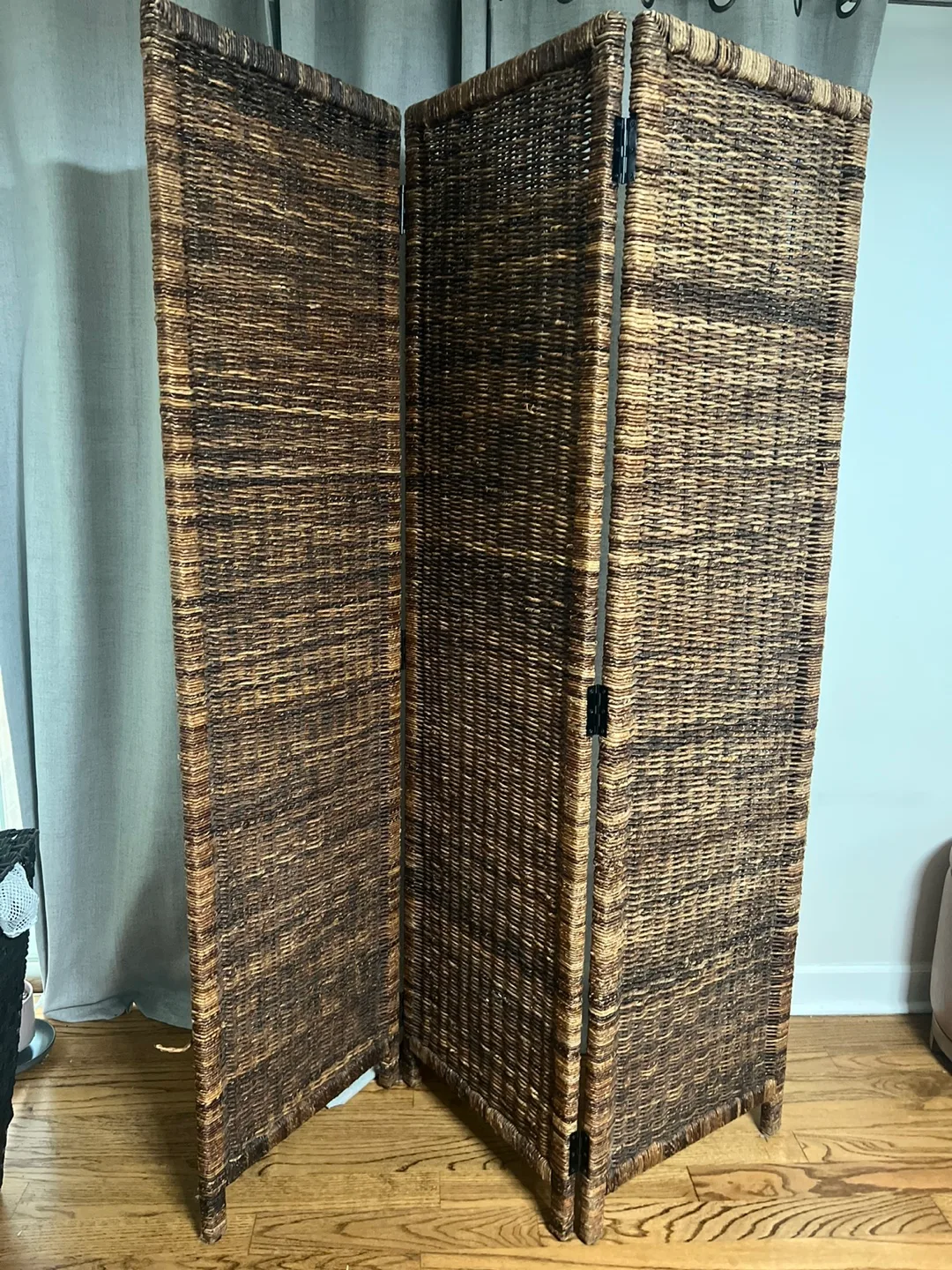 Wicker Room Divider - Folding Screen thumbnail