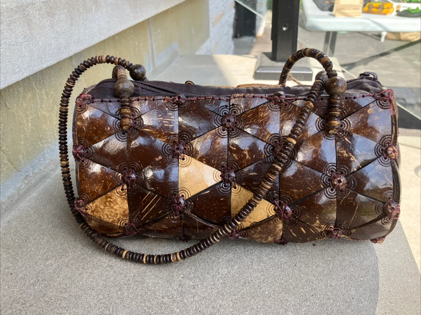 Unique Coconut Shell Purse thumbnail